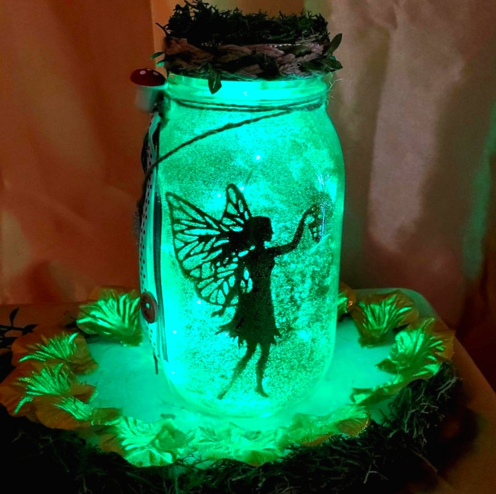 🧚‍♀️ Hand made Thinkerbell fairy lantern🧚‍♀️